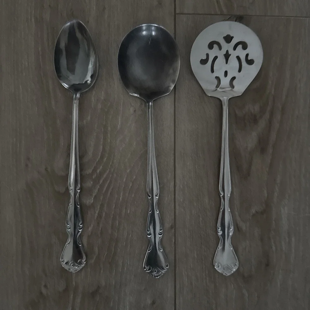 1776‎ Casserole Present Stainless Serving Spoon Casserole Spoon Tomato Server